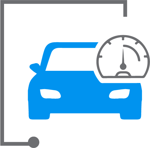 Variable speed limits according to the type of vehicle