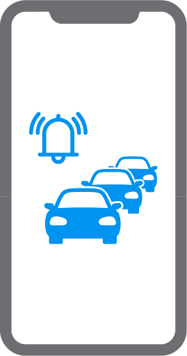 Queue congestion alerts