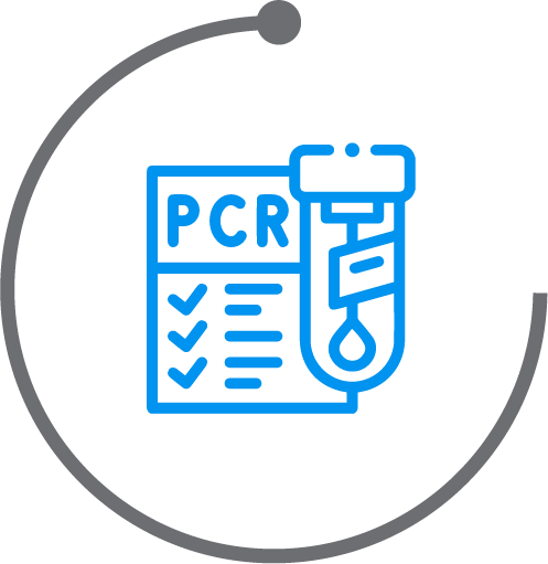 PCR support (through registered labs)